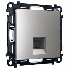 Розетка Ethernet RJ-45 и со шторками, без рамки Ambrella Volt ALFA MA512005