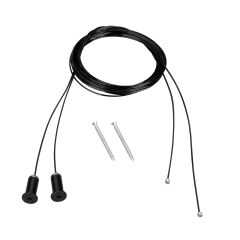 Подвес LINE-D 2х2m Set BLACK ( Arlight , Металл)