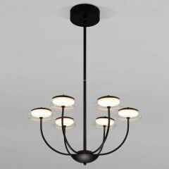 Люстра на штанге Eurosvet Fungo 50388 LED черный