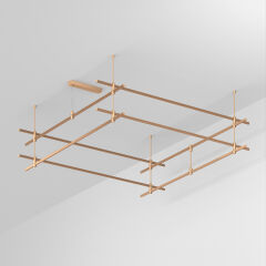 Трек ART-APRIORI-QUADRAT-2-ROD-400-2000x2000 (GD) ( Arlight , IP20 Металл, 3 года)