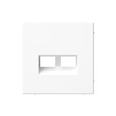  Systeme Electric ARTGALLERY НАКЛАДКА ДВОЙНАЯ для информационных функций типа Keystone, ЛОТОС