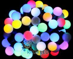  Rich LED Гирлянда Шарики 7.5 м, 50 LED-шариков по 18 мм, соединяемая