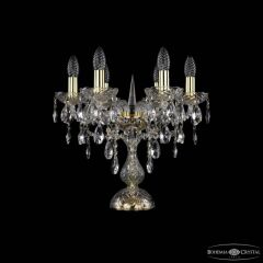 Настольная лампа декоративная Bohemia Ivele Crystal 1415 1415L/6/141-39 G