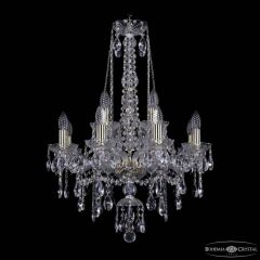Подвесная люстра Bohemia Ivele Crystal 1415 1415/8+4/200/h-75 G