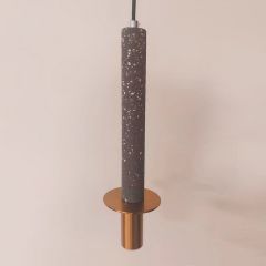 Подвесной светильник Cloyd CLARNET P1 / выс. 38 см - сер.камень (арт.10452)