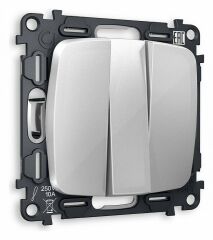 Выключатель трехклавишный без рамки Ambrella Volt Quant MO405010