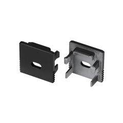 Заглушка SL-MINI-15 BLACK с отверстием ( Arlight , Пластик)