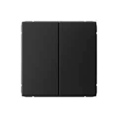  Systeme Electric ARTGALLERY 2-клавишный ВЫКЛЮЧАТЕЛЬ КНОПОЧНЫЙ, 10АХ, механизм, быстрозажим. клем., КАРБОН