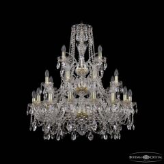 Подвесная люстра Bohemia Ivele Crystal 1411 1411/16+8+4/300/3d G