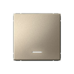  Systeme Electric ARTGALLERY 1-клавишный ВЫКЛЮЧАТЕЛЬ с подсветкой, 10АХ, механизм, быстрозажим. клем., ШАМПАНЬ