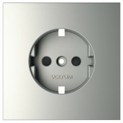 Накладка для розетки с заземлением и со шторками Voltum S70 VLS000705