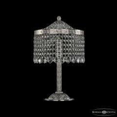 Настольная лампа декоративная Bohemia Ivele Crystal 1920 19201L6/25IV Ni Leafs