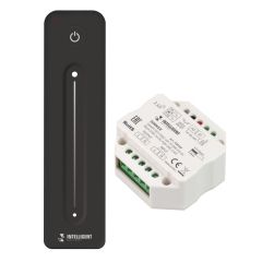 INTELLIGENT ARLIGHT Диммер SMART-SET-TRIAC-601-72-DIM-PD-IN Black (230V, 1x1.5A, ПДУ LINE, 2.4G) ( Arlight , IP20 Пластик, 5 лет)