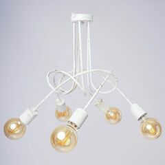 Люстра на штанге Adilux Tango White Patina 10125
