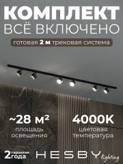 Комплект трековый Hesby Lighting Skylite №13 HSBL_kompl_S013_NI2B4K