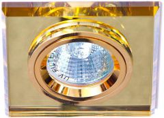Точечный светильник Feron 19723 8170-2 MR16 желтый/золото