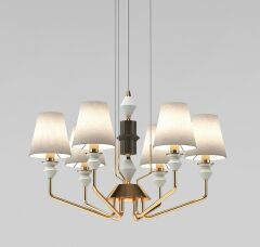 Подвесная люстра Eurosvet Olaria 101012/6 латунь Smart