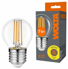 Лампа светодиодная Wolta WF-G45-7W3KE27