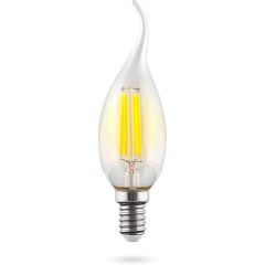 Лампа светодиодная Voltega E14 6,5W 2800K прозрачная VG10-CW35E14warm9W-F 7132
