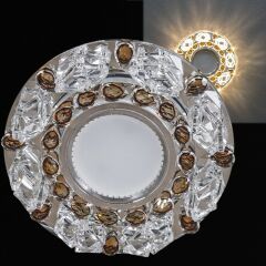  Reluce Встраиваемый светильник 22093-9.0-001PL MR16+LED3W CL+GR