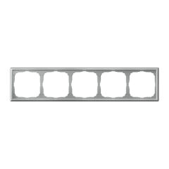  Systeme Electric ARTGALLERY 5-постовая РАМКА, универсальная, АЛЮМИНИЙ