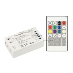  Arlight Контроллер ARL-4022-RGBW White (5-24V, 4x4A, ПДУ 24кн, RF)