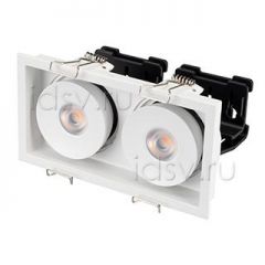  Arlight Светильник CL-SIMPLE-S148x80-2x9W Warm3000 (WH, 45 deg)
