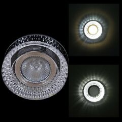  Reluce Встраиваемый светильник 71090-9.0-001D MR16 +LED3W BK