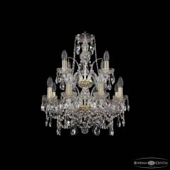 Подвесная люстра Bohemia Ivele Crystal 1411 1411/8+4/160/2d G