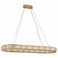 Подвесной светильник Newport MELODY 8560/100 C oval gold polished