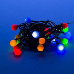 Светодиодная гирлянда (11093) Uniel разноцветные шарики 220V разноцветный ULD-S0280-020/DGA Multi IP20 Colorballs