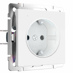  Werkel W1171461/ Розетка с подсветкой W (белый матовый) W1171461