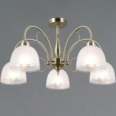 Люстра на штанге Illumico AREZZO IL0789-5CSQ-25 AB AREZZO