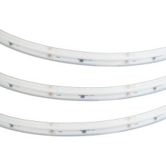 Лента герметичная DMX-COB-PS-X1008-21mm 24V RGB-PX126 (11 W/m, IP67, CSP, 5m) ( Arlight , -)