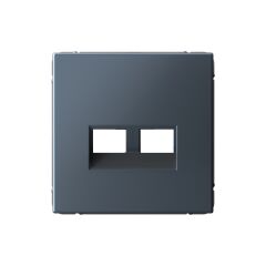  Systeme Electric ARTGALLERY НАКЛАДКА ДВОЙНАЯ для информационных функций типа Keystone, ГРИФЕЛЬ