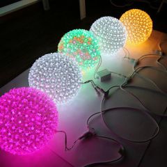  Rich LED Светодиодный шар 25 см, розовый
