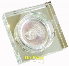 Точечный светильник De Fran FT 891 хром + зеркальный прозрачный MR16 1 x 50 вт