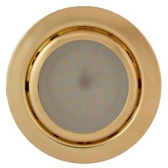 Точечный светильник De Fran FT 9223 SMD G светодиодный SMD-24шт, 180Лм, свет белый золото 24*SMD LED 2,4 вт