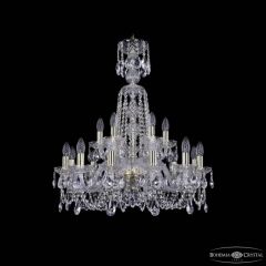 Подвесная люстра Bohemia Ivele Crystal 1402 1402/12+6/240/XL-77 G