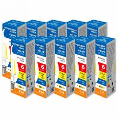 Набор из 10 ламп светодиодных Volpe OPTIMA Филамент UL-00013881