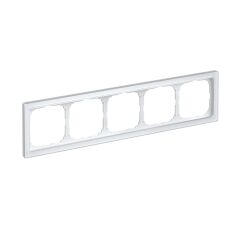  Systeme Electric ARTGALLERY PURE 5-постовая РАМКА, ОРГАНИЧЕСКОЕ СТЕКЛО БЕЛЫЙ