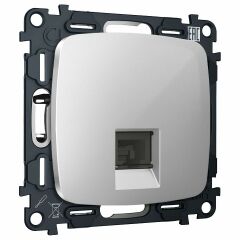 Розетка Ethernet RJ-45 и со шторками, без рамки Ambrella Volt OMEGA MO412005