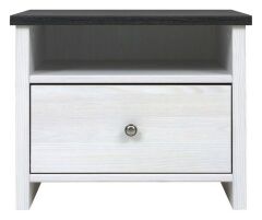  BlackRedWhite Тумбочка Порто KOM1S/50