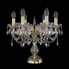 Настольная лампа Bohemia Ivele Crystal 1406L/6/141-39/G
