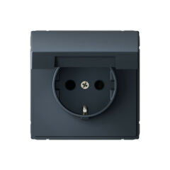  Systeme Electric ARTGALLERY РОЗЕТКА с заземл. со шторк. с крышк., 16А, IP20, механизм, быстрозажим. клем., ГРИФЕЛЬ