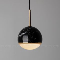 Подвесной светильник Cloyd LUNAR P1 / латунь - черн.камень (арт.11057)