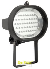 Прожектор De Fran FL-6 Светодиодный на 45 LED, 2.7Вт, белый свет черный 45*LED 2,7 вт