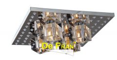 Люстра De Fran YL-X12301-4ACH Панель хром G9 1 x 40 вт + LED 72