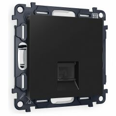 Розетка Ethernet RJ-45 и со шторками, без рамки Ambrella Volt ALFA MA812005