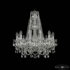 Подвесная люстра Bohemia Ivele Crystal 1411 1411/12/195/XL-65 Ni